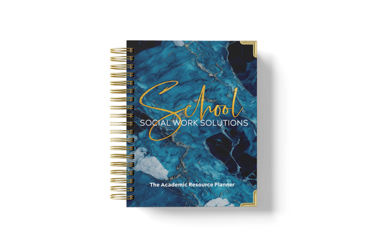 The School Social Work Solutions Academic Resource Planner 3.0